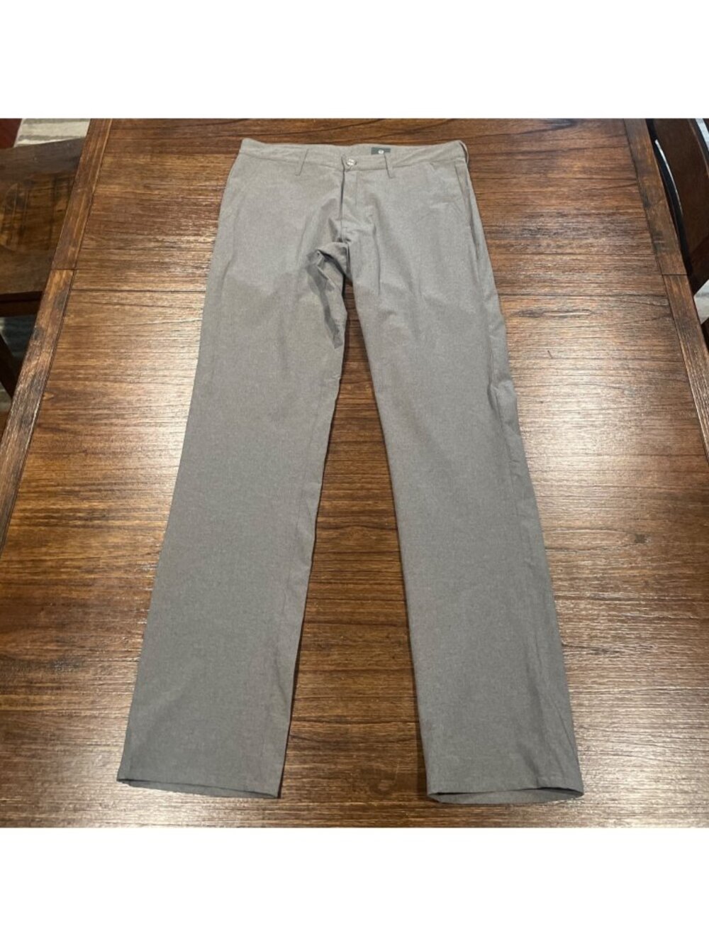 AG Slim Straight Pant 32x33 Gray Performance Green Label Lightweight Stretch